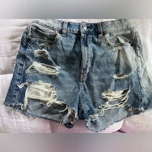 Distressed Women's Denim Shorts